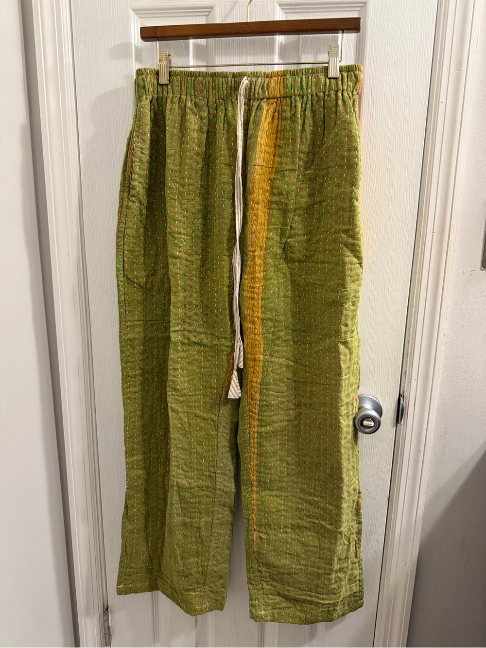 Reversible Side Slit Kantha Pants